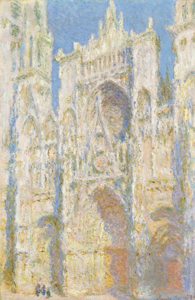 Cathédrale de Rouen, façade ouest, lumière du soleil - Claude Monet